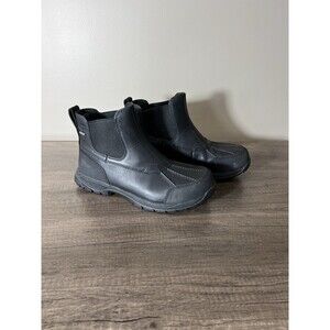 UGG Men's Butte Black Ankle Chelsea Boots Lined Water Resistant Size 7 M 9W